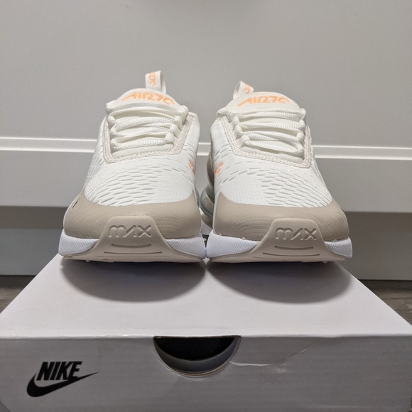 Nike | Shoes | Nike Air Max 27 Summit White Desert Sand Peach | Poshmark